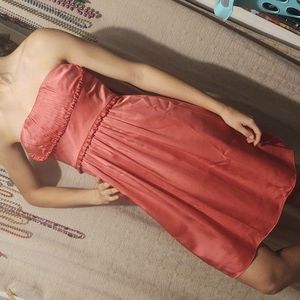 BCBG Maxazria Coral Cocktail Mini Dress  4